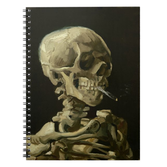 van gogh Skull Anteckningsbok (Framsidan)