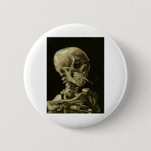 van gogh Skull Knapp