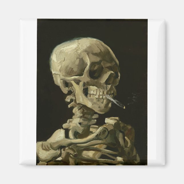 van gogh Skull Magnet (Framsidan)