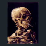 Van Gogh Skull med brinnande cigarett Poster<br><div class="desc">Berömd Van Gogh Skull med brännande cigarett poster.</div>