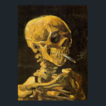 Van Gogh Skull med brinnande cigarett Poster<br><div class="desc">Van Gogh Skull med brinnande cigarett</div>