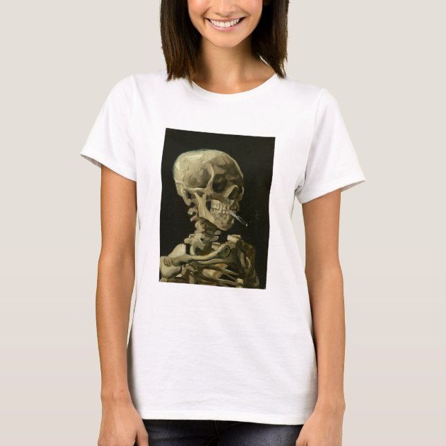 van gogh Skull T Shirt (Framsida)