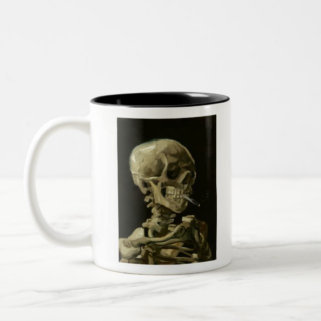 van gogh Skull Två-Tonad Mugg (Vänster)
