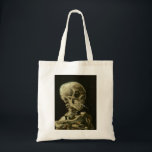 van gogh Skull Tygkasse<br><div class="desc">"van gogh Skull ", "skeleton Smoacco Cigette", calavera, "van gogh", "van gough", "Day of the dead", "dia de los muertos",  skalle,  skelett, "skelett som brinner med cigaretter"</div>