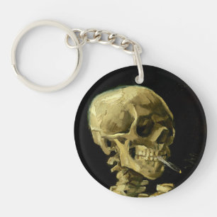 Van Gogh Smoking Skeleton