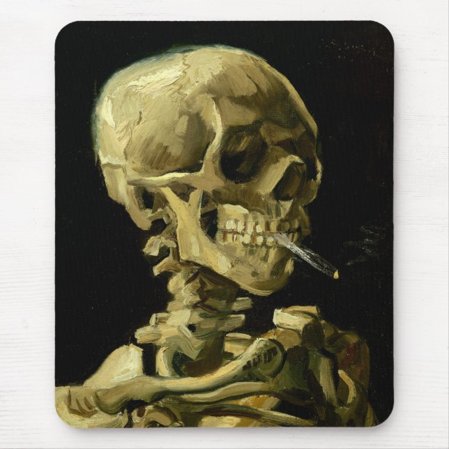 Van Gogh Smoking Skeleton Musmatta (Framsidan)