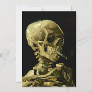 Van Gogh Smoking Skeleton Spara Datumet