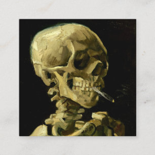 Van Gogh Smoking Skeleton Tilläggskort