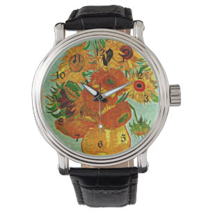 Van Gogh - Solblommor 12, still Life Vas Armbandsur