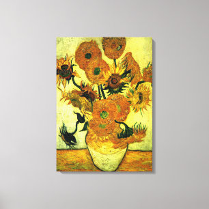 Van Gogh - Solblommor 14, berömd Canvastryck