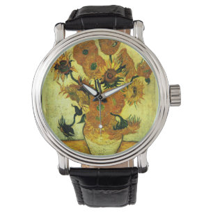 Van Gogh - Solblommor 14, populära konstverk, Armbandsur