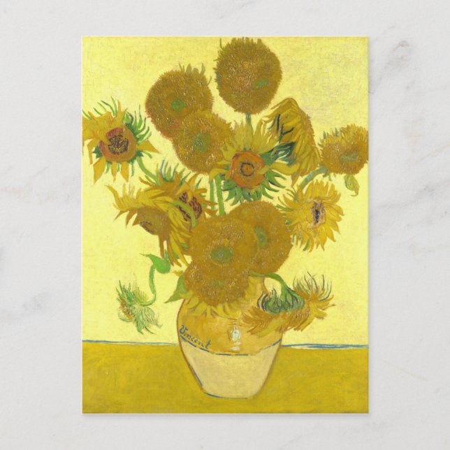 Van Gogh | Solblommor | 1888 Vykort (Framsida)