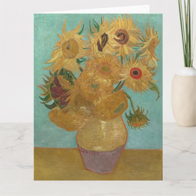 Van Gogh - Solblommor, 3:e versionen, Repetition Kort (Framsida)