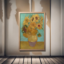 Van Gogh - Solblommor, 3:e versionen, Repetition Poster