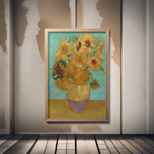 Van Gogh - Solblommor, 3:e versionen, Repetition Poster