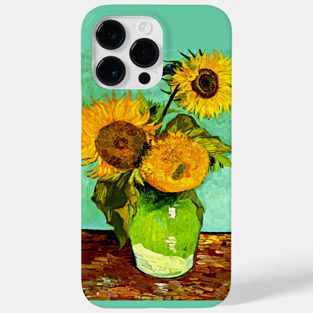 Van Gogh - Solblommor, tre, (Baksida)