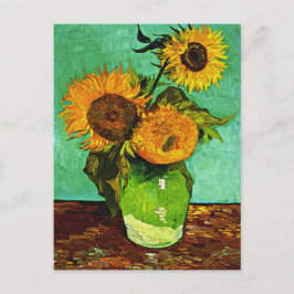 Van Gogh - Solblommor, tre Vykort