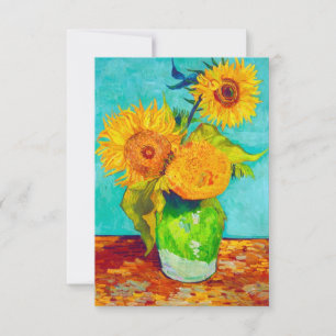 Van Gogh Solros  Inbjudningar