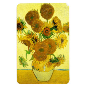 Van Gogh solrosmagnet Magnet