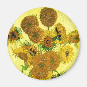 Van Gogh solrosmagnet Magnet