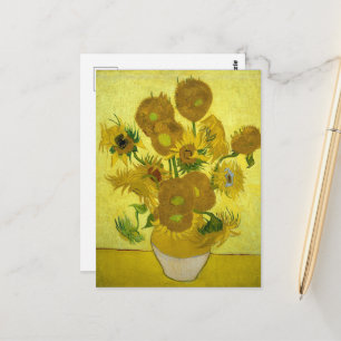 Van Gogh - Solrosor, 4:e versionen, Upprepning Vykort