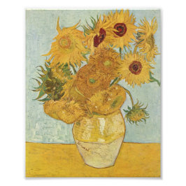 Van Gogh Solrosor Fototryck
