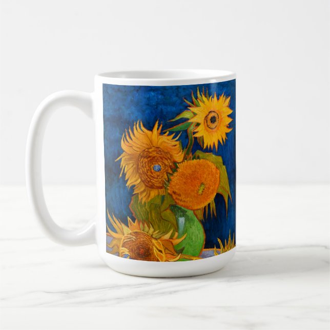 Van Gogh Solrosor Kaffemugg (Vänster)