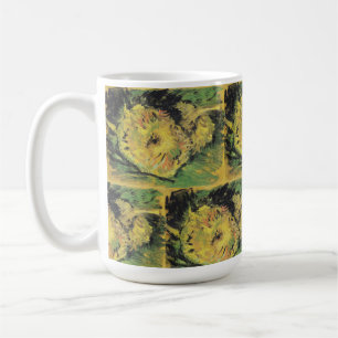 Van Gogh Solrosor - Ljusgul Blomsterkonst Kaffemugg