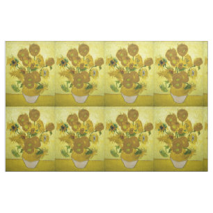 Van Gogh solrosor Tyg
