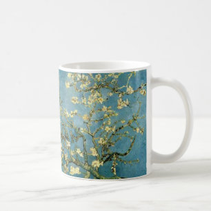 Van Gogh som blomstrar konst för mandelträdvintage Kaffemugg
