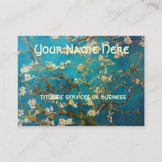 Van Gogh som blomstrar mandelträd Visitkort
