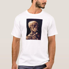 Van Gogh som röker skallen T-shirt