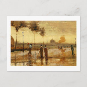 Van Gogh Söndag i Eindhoven Fine Art Vykort