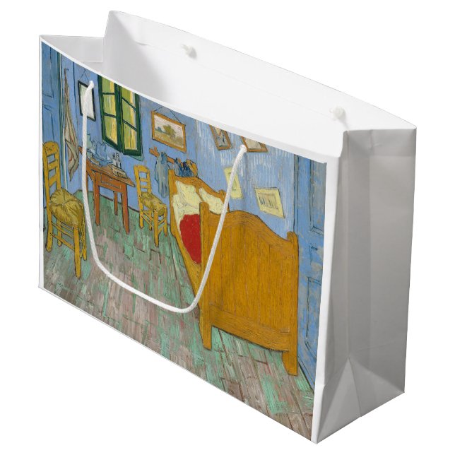 Van Gogh Sovrum i Arles - Klassisk Gul & Blå (Framsidan Vinklad)