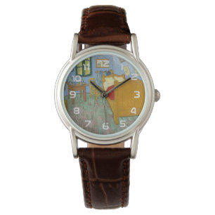 Van Gogh Sovrum i Arles - Klassisk Gul & Blå Armbandsur