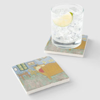 Van Gogh Sovrum i Arles - Klassisk Gul & Blå