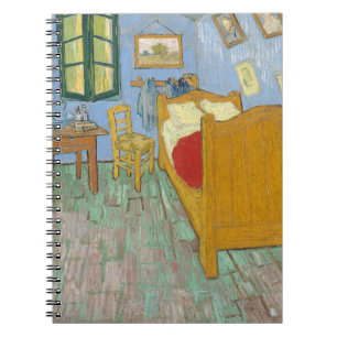 Van Gogh Sovrum i Arles - Klassisk gul och blå Anteckningsbok