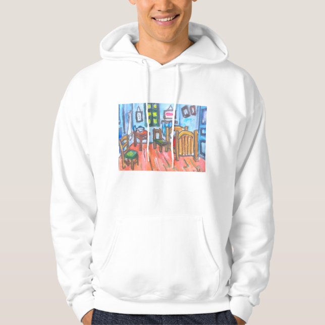 Van Gogh sovrum mini Hoodie (Framsida)