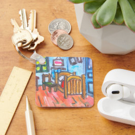 Van Gogh sovrum mini Nyckelring