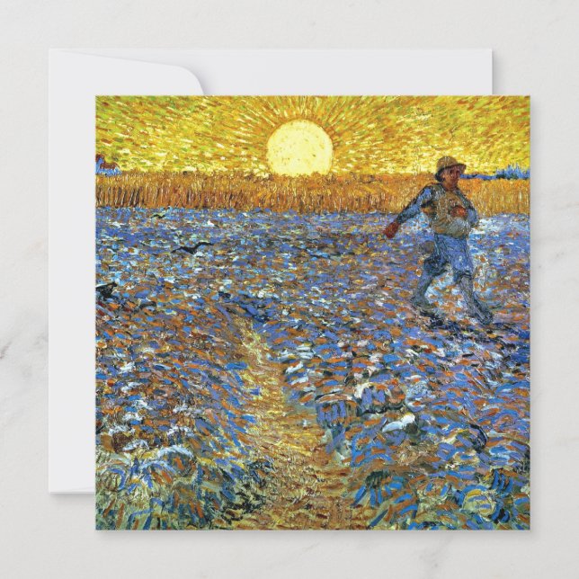 Van Gogh - Sower, berömd, kort (Framsida)