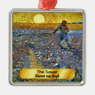 Van Gogh - Sower Julgransprydnad Metall
