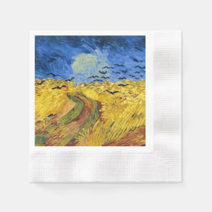 Van Gogh Spannmål sfält impressionistisk Målning Pappersservett