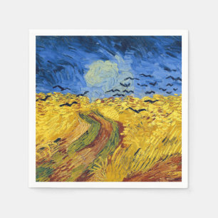 Van Gogh Spannmålsfält impressionistisk Målning Pappersservett