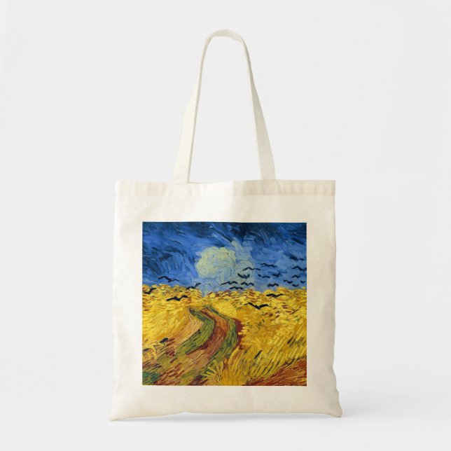 Van Gogh Spannmålsfält impressionistisk Målning Tygkasse (Framsidan)