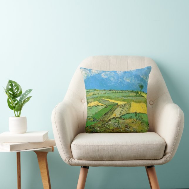 Van Gogh Spannmålsfält vid Auvers under mulen himm Kudde (Stol)