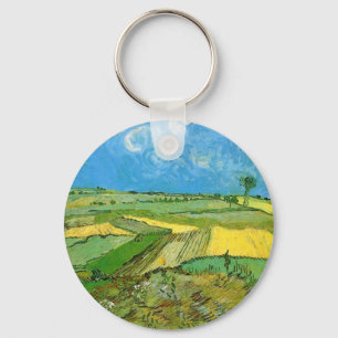 Van Gogh Spannmålsfält vid Auvers under mulen himm Nyckelring