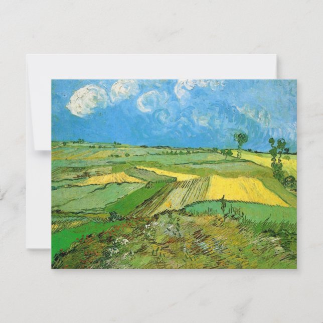 Van Gogh Spannmålsgårdar vid Auvers under mulen hi (Framsida)