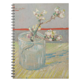 van Gogh - Sprig of Blommar Almond in a glass Anteckningsbok