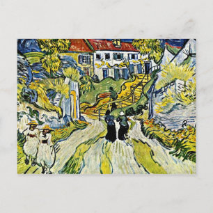 Van Gogh - Stairway på Auvers Vykort