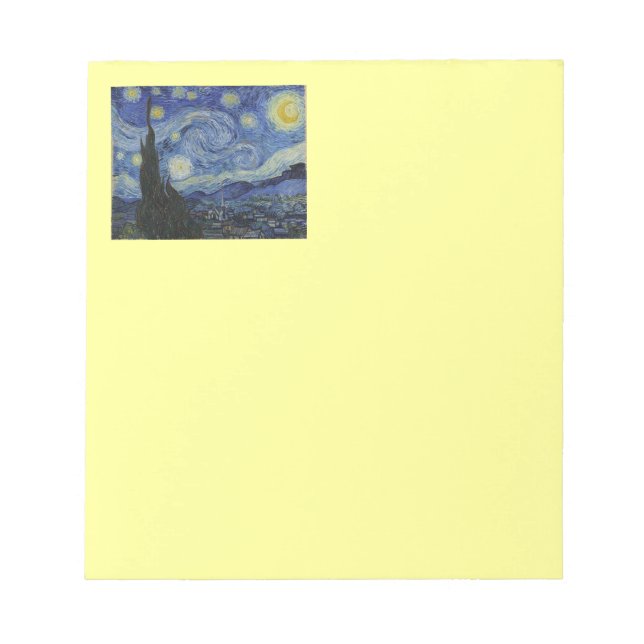 Van Gogh Starry natt Anteckningsblock (Framsida)